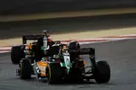 Foto zur News: Nico Hülkenberg (Force India) und Sergio Perez (Force India)