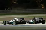 Foto zur News: Lewis Hamilton (Mercedes) und Nico Rosberg (Mercedes)