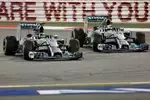 Foto zur News: Lewis Hamilton (Mercedes) und Nico Rosberg (Mercedes)