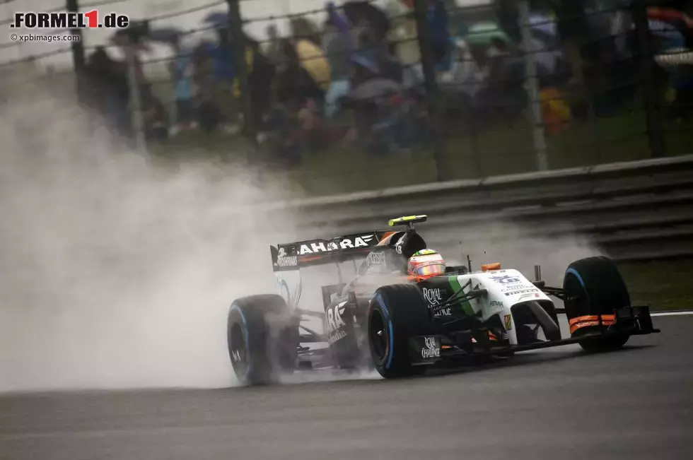 Foto zur News: Sergio Perez (Force India)