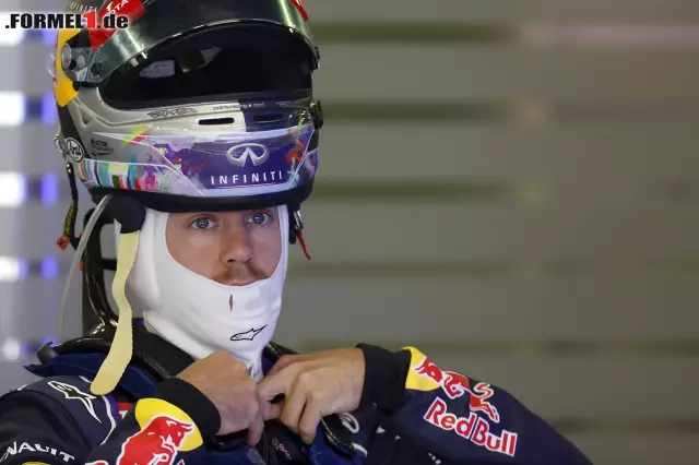 Foto zur News: Sebastian Vettel erwischt es an diesem Wochenende ganz dick. Am Freitag nur vier Runden gefahren, schlug der Defektteufel erneut zu. Im dritten Qualifying-Durchgang war nach wenigen Metern Schluss: Rang 10.