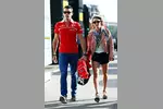 Foto zur News: Jules Bianchi (Marussia)  mit Freundin Camille Marchetti