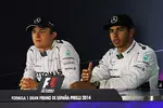 Foto zur News: Nico Rosberg (Mercedes) und Lewis Hamilton (Mercedes)