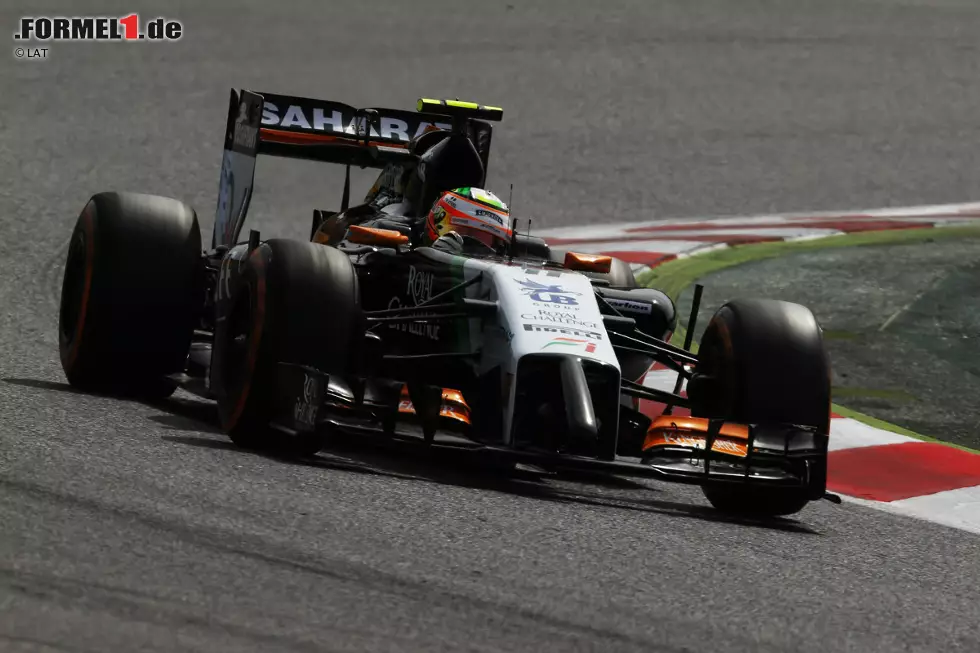 Foto zur News: Sergio Perez (Force India)