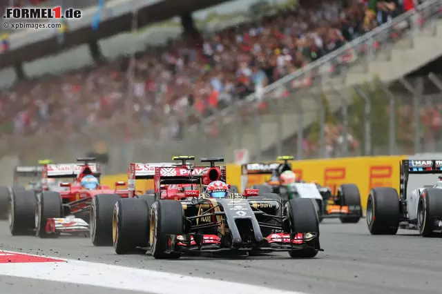 Foto zur News: Punkte gab es ebenfalls für Romain Grosjean im Lotus auf dem achten Rang.