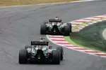 Foto zur News: Nico Hülkenberg (Force India) und Sergio Perez (Force India)