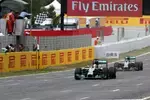 Foto zur News: Lewis Hamilton (Mercedes) und Nico Rosberg (Mercedes)