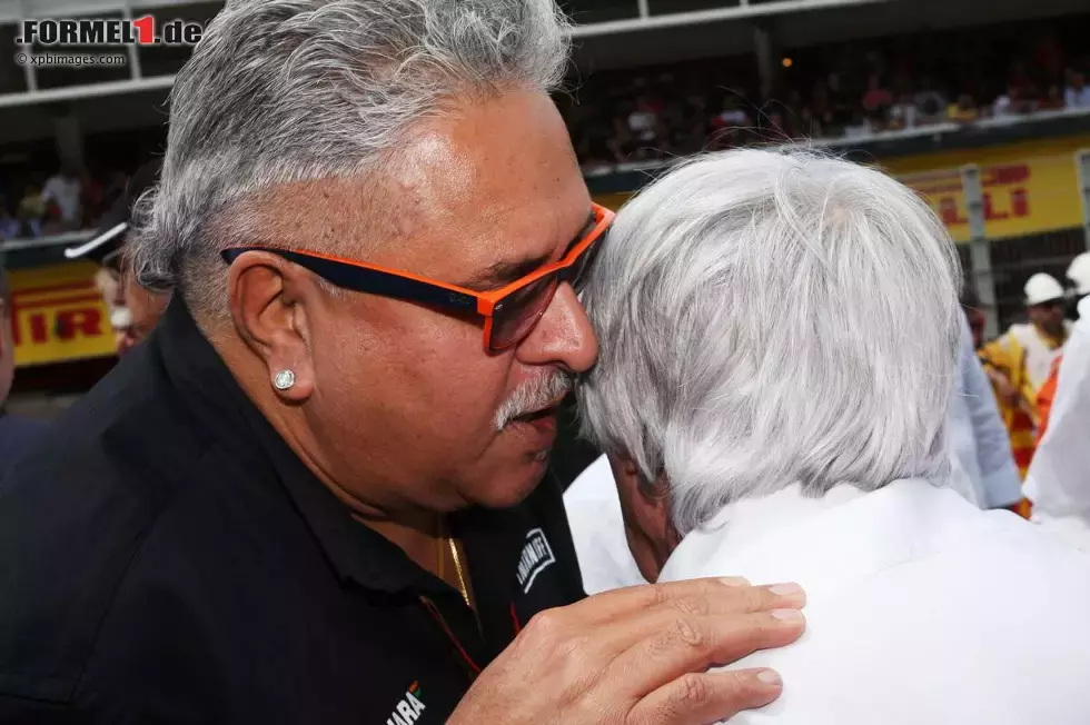 Foto zur News: Vijay Mallya und Bernie Ecclestone