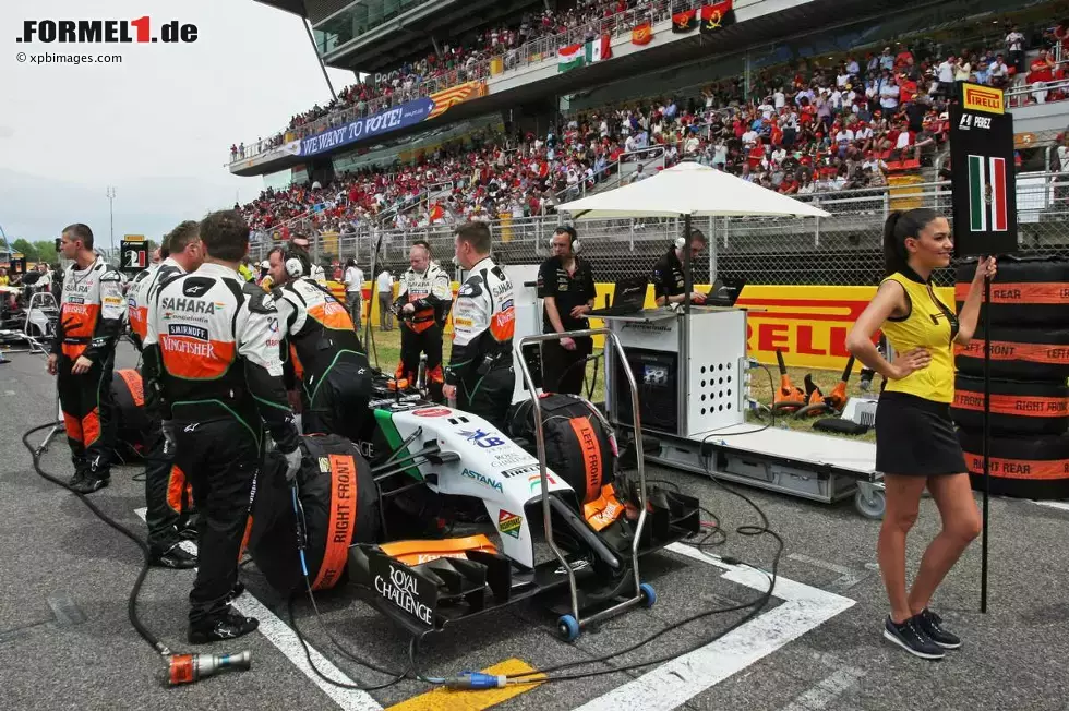 Foto zur News: Sergio Perez (Force India)