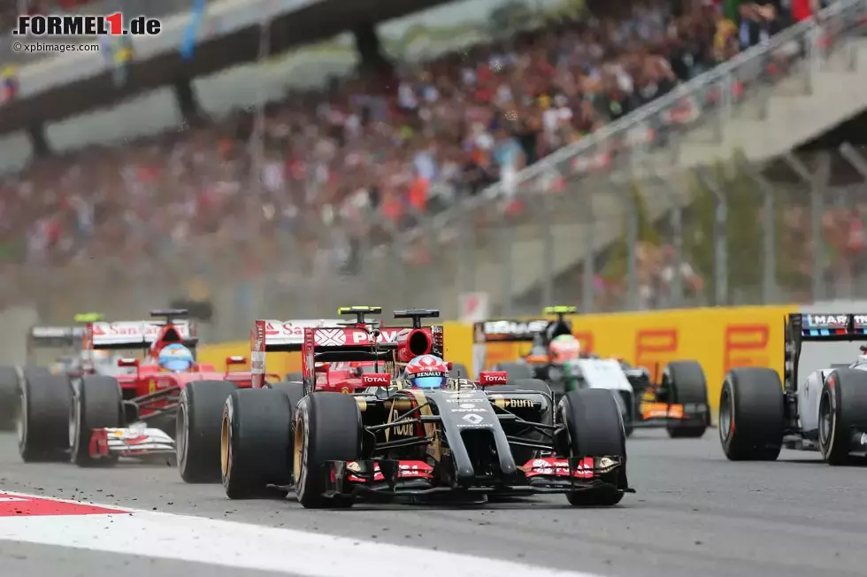 Foto zur News: Punkte gab es ebenfalls für Romain Grosjean im Lotus auf dem achten Rang.