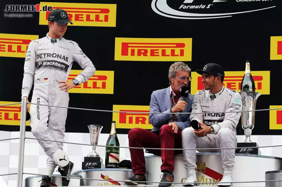 Foto zur News: Nico Rosberg (Mercedes) und Lewis Hamilton (Mercedes)