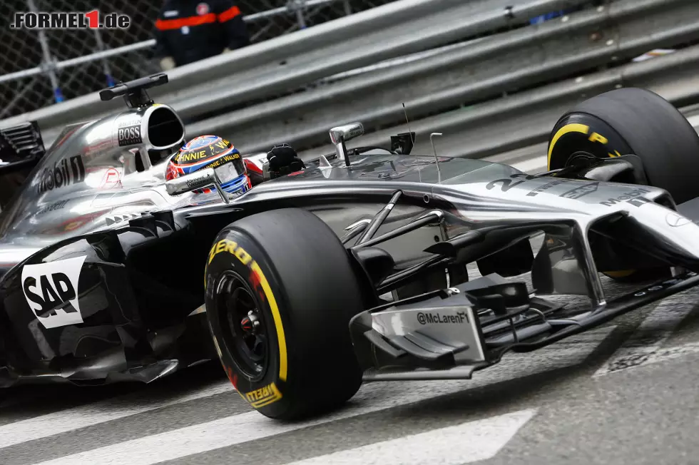 Foto zur News: Jenson Button belegte im McLaren mit 1,239 Sekunden Abstand den achten Rang.