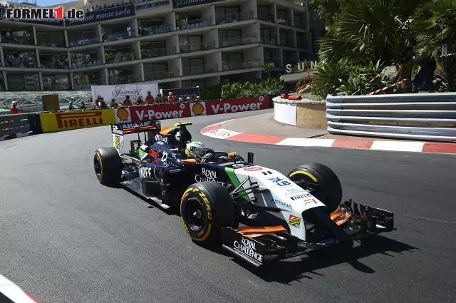 Foto zur News: Der Mexikaner war damit schneller als Teamkollege Nico Hülkenberg, der als Elfter den Sprung in den dritten Qualifying-Durchgang verpasste.