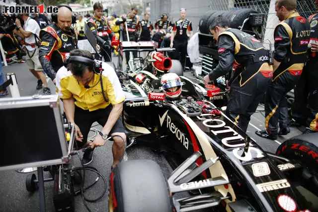 Foto zur News: Der Lotus funktionierte auf dem Stadtkurs von Monte Carlo gar nicht. Ohne die zahlreichen Ausfälle hätte es für Romain Grosjean keine Zähler gegeben, so wurde es Rang acht.