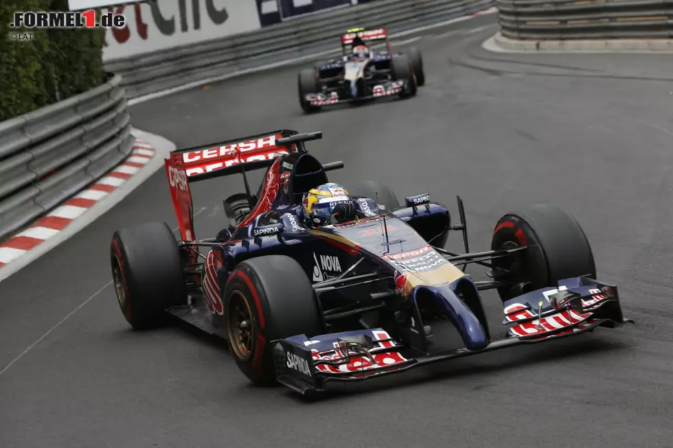 Foto zur News: Jean-Eric Vergne (Toro Rosso) und Daniil Kwjat (Toro Rosso)