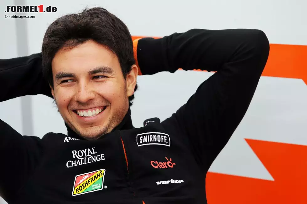 Foto zur News: Sergio Perez (Force India)