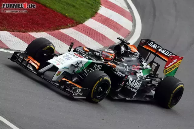 Foto zur News: Schauen wir noch auf die weiteren zwei Deutschen im Feld. Da ist zum einen Nico Hülkenberg, der im Force India mit 1,594 Sekunden Abstand auf dem 13. Rang fuhr.