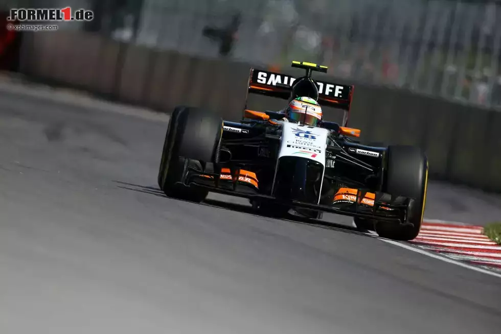 Foto zur News: Sergio Perez (Force India)