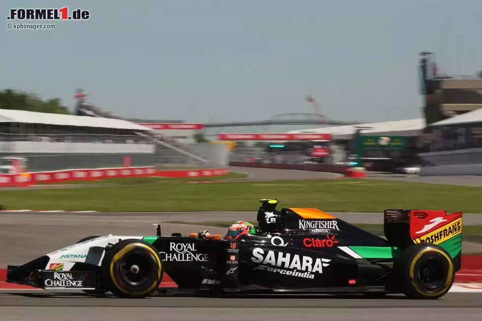 Foto zur News: Sergio Perez (Force India)