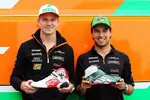 Foto zur News: Nico Hülkenberg (Force India) und Sergio Perez (Force India)