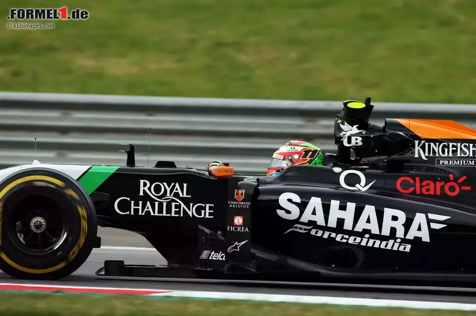 Foto zur News: Sergio Perez (Force India)