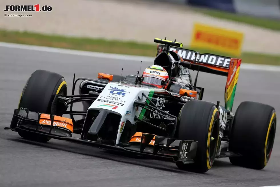 Foto zur News: Sergio Perez (Force India)