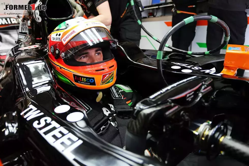 Foto zur News: Sergio Perez (Force India)