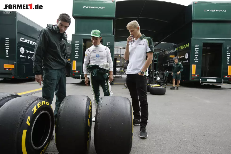 Foto zur News: Kamui Kobayashi (Caterham) und Marcus Ericsson (Caterham)