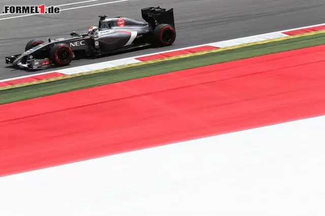 Foto zur News: Für Adrian Sutil war wieder einmal in Q1 Schluss. Bei Sauber will es einfach nicht vorwärts gehen.