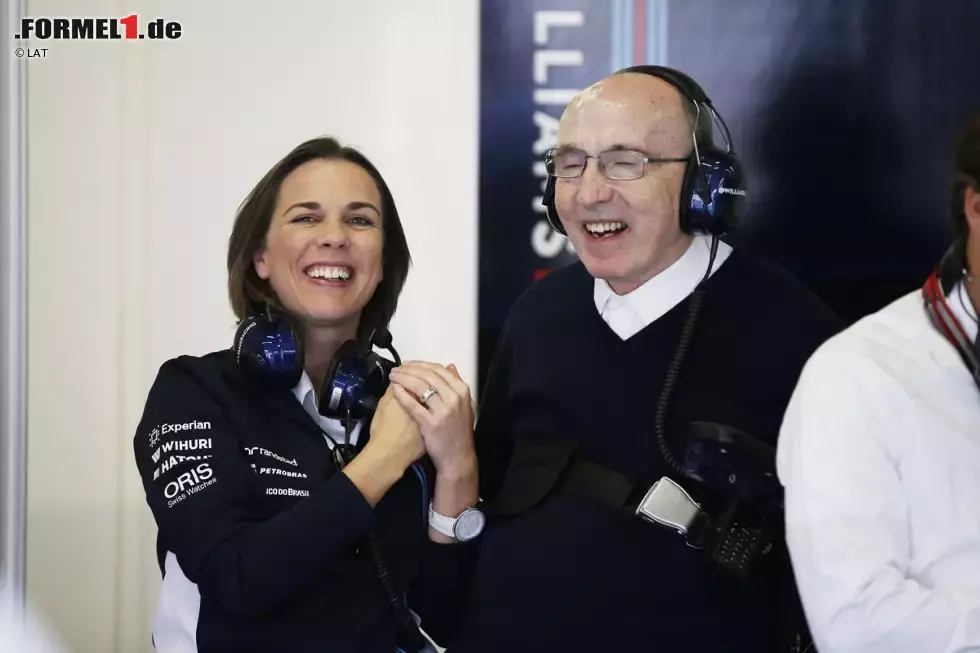 Foto zur News: Claire Williams und Frank Williams