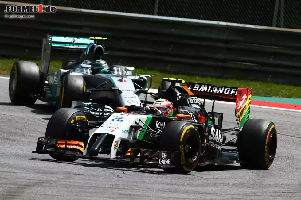 Foto zur News: Sergio Perez (Force India)