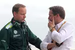 Foto zur News: Christijan Albers (rechts) ist neuer Rennleiter von Caterham