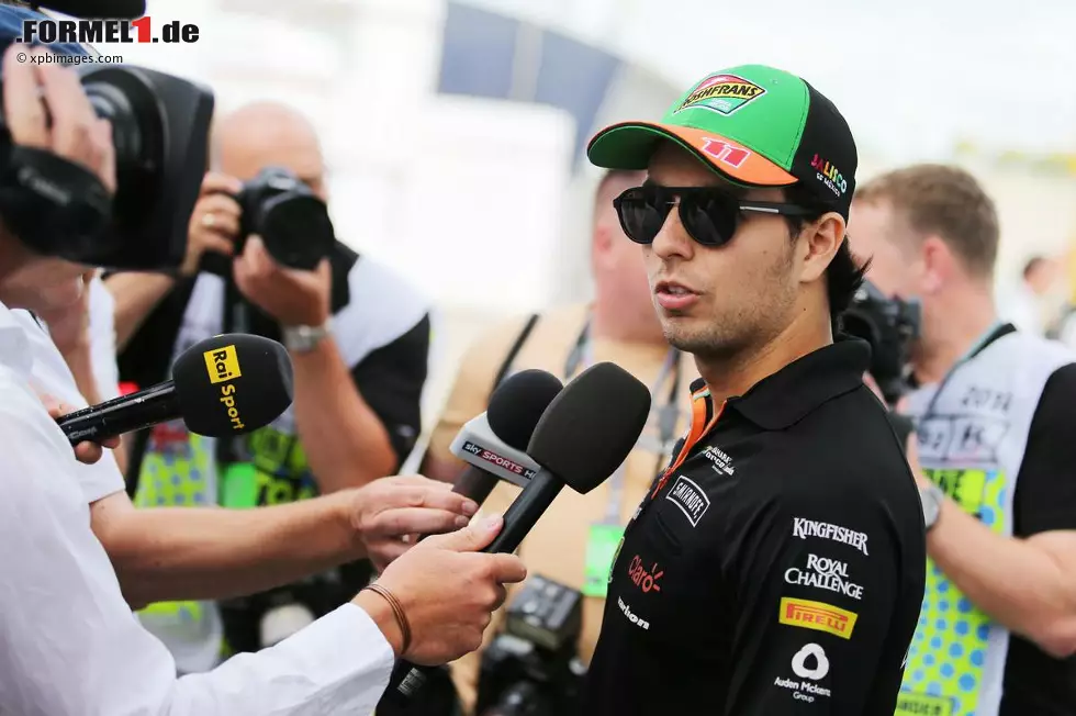 Foto zur News: Sergio Perez (Force India)