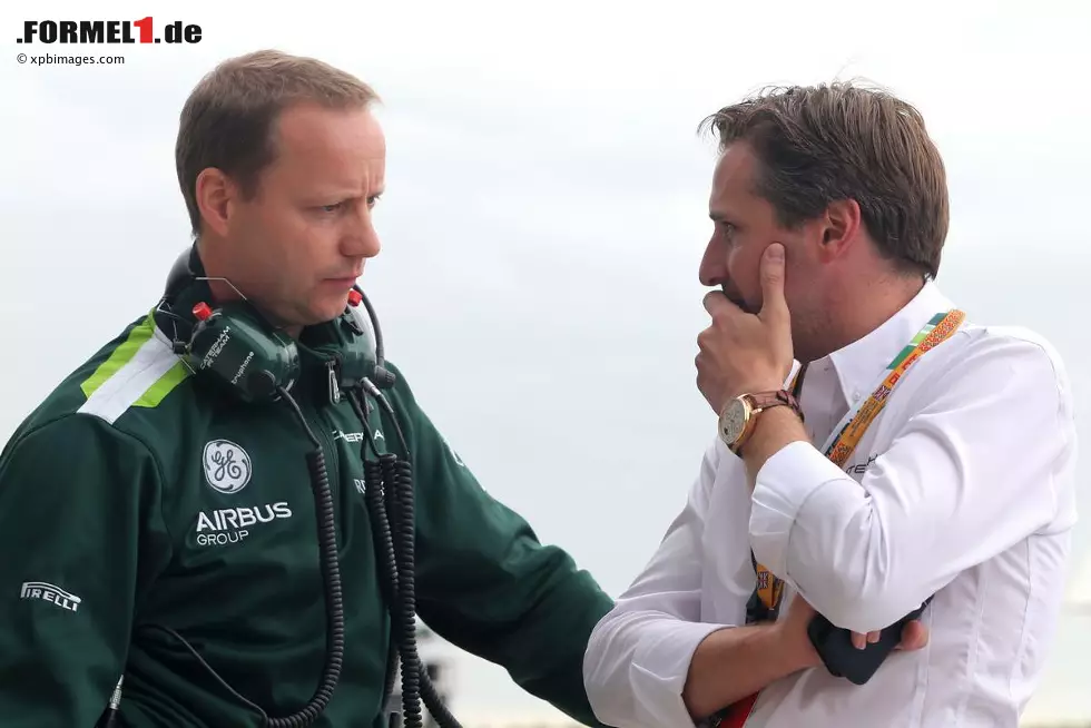 Foto zur News: Christijan Albers (rechts) ist neuer Rennleiter von Caterham