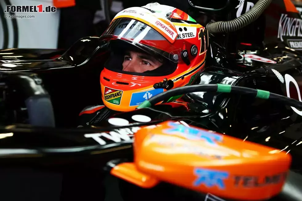 Foto zur News: Sergio Perez (Force India)