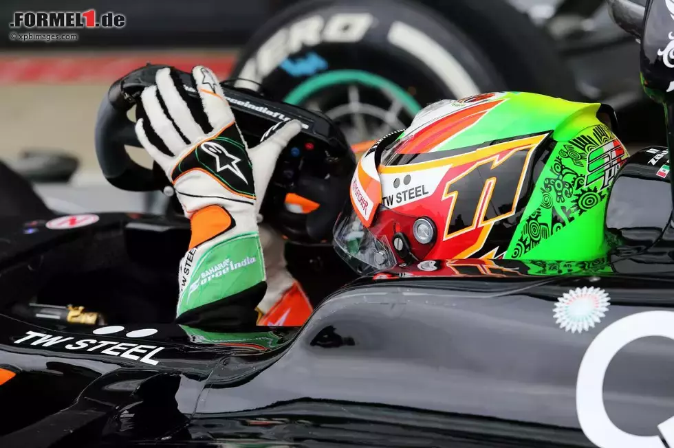 Foto zur News: Sergio Perez (Force India)