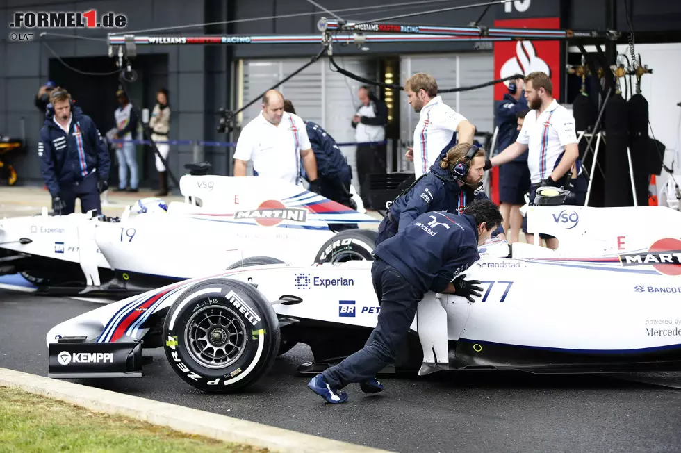 Foto zur News: Valtteri Bottas (Williams) und Felipe Massa (Williams)