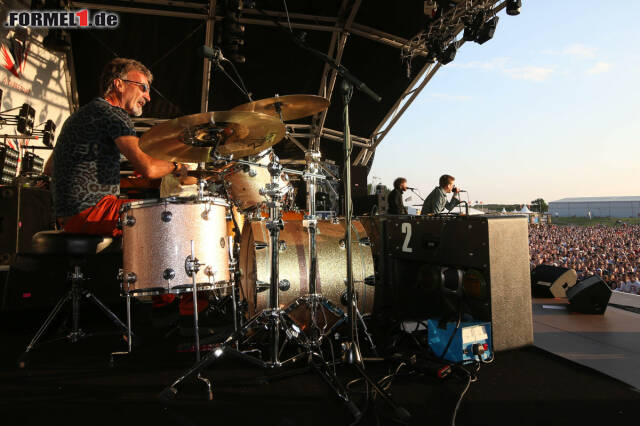 Foto zur News: Eddie Jordan ist begeisterter Drummer