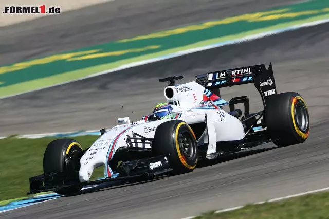 Foto zur News: Felipe Massa folgte im Williams mit 0,683 Sekunden Abstand knapp dahinter auf der sechsten Position.