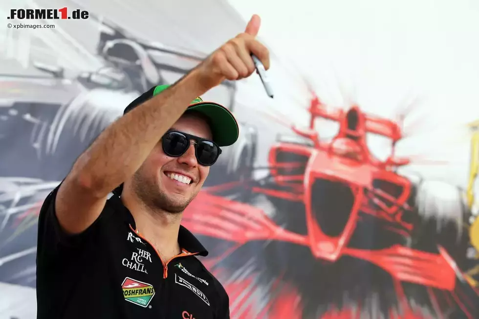 Foto zur News: Sergio Perez (Force India)