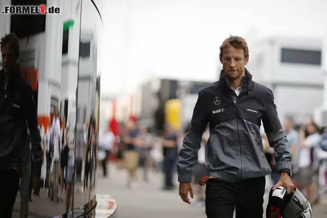 Foto zur News: Auch Jenson Button erntete Punkte, als Achter kam der McLaren-Fahrer über die Ziellinie.