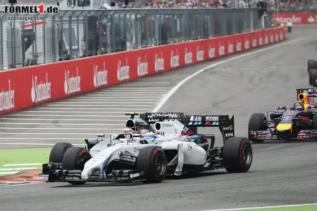 Foto zur News: Gleich kracht es: Valtteri Bottas und Felipe Massa sahen sich nicht und krachten ineinander.