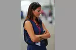 Foto zur News: Laura Zinnel, Freundin von Nico Hülkenberg (Force India)