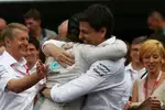 Foto zur News: Nico Rosberg (Mercedes) und Toto Wolff