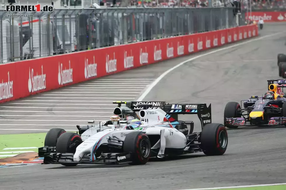 Foto zur News: Felipe Massa (Williams) und Kevin Magnussen (McLaren)