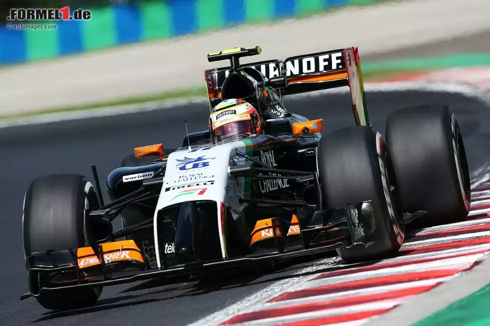 Foto zur News: Sergio Perez (Force India)