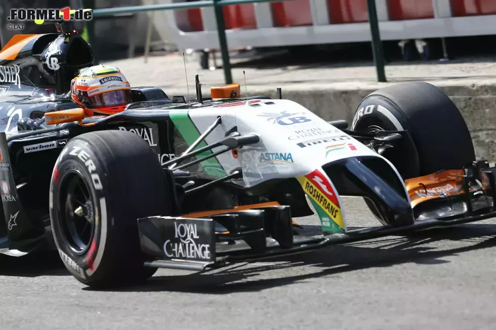 Foto zur News: Sergio Perez (Force India)