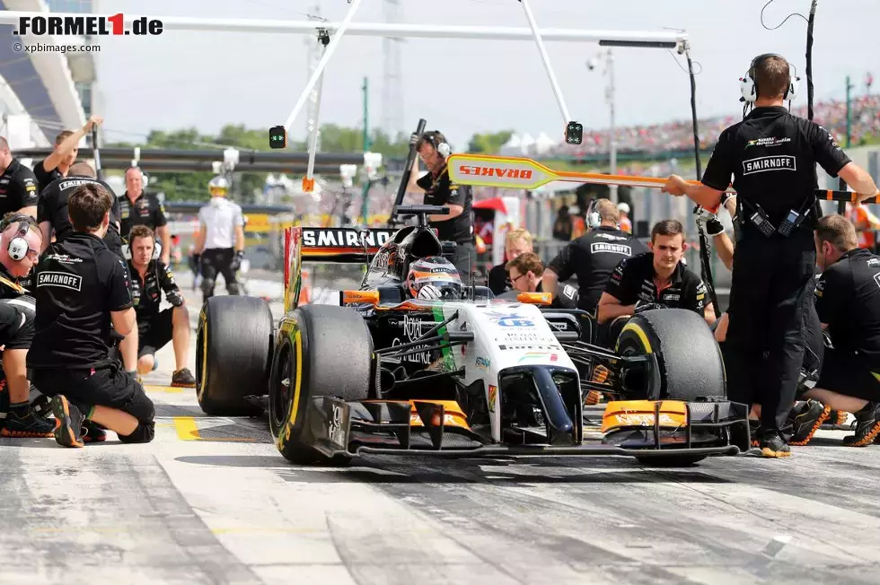 Foto zur News: Sergio Perez (Force India)