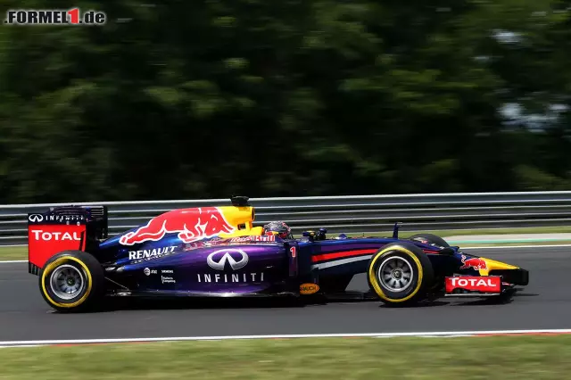 Foto zur News: Sebastian Vettel fühlt sich auf dem Hungaroring in seinem Auto deutlich wohler, das merkte man vom Freitag an deutlich. Am Ende belegte der Champion mit 0,486 Sekunden Rückstand den zweiten Rang.