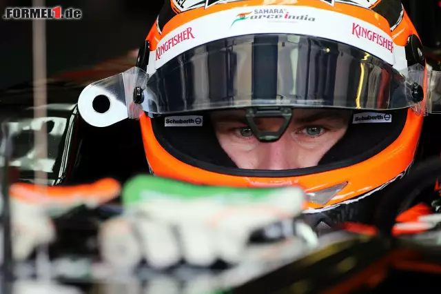 Foto zur News: Das gelang auch Nico Hülkenberg im Force India, der am Anfang nach einem Fahrfehler aber noch um den Einzug in die nächste Runde zittern musste. Rang neun (+2,060).